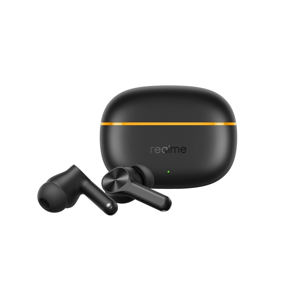 realme Buds T200 Lite Bluetooth in Ear Earbuds,4 Mic, AI ENC for Calls,48 Hours Total Playback with Fast Charging and Low Latency Gaming