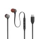 JBL Tune 310 Wired in Ear Type C Headphones, Hi-Res Audio with Digital-to-Analog Converter, 3-Button EQ Preset Remote with Microphone